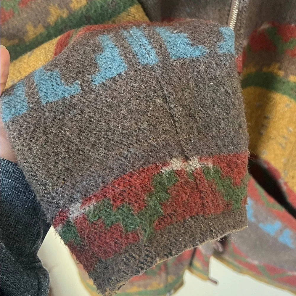 Robert comstock wool blend southwest style coat